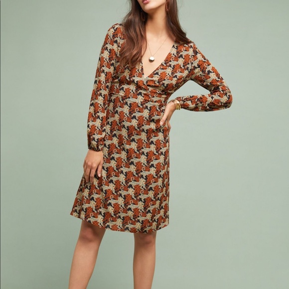 tiger wrap dress